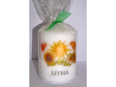 Litha 8cm Candle NEW SIZE - see description